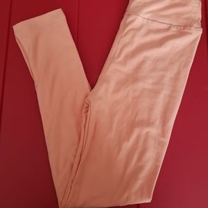 Lularoe Kids L/XL Peach Leggings